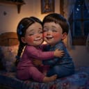 Maia și frica de tunet - Maia und die Angst vor dem Donner